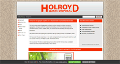 Desktop Screenshot of holroydskiphire.co.uk